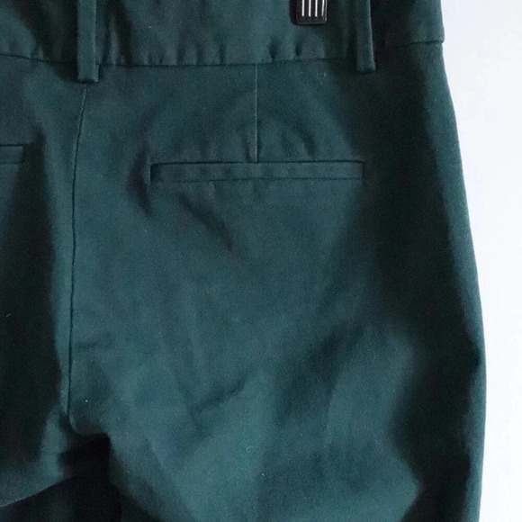 Aritzia Babaton Ellis Size 6 Green Women's Straight Leg Ankle Trouser Pants - Picture 6 of 14